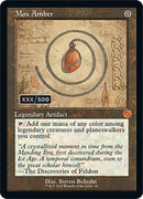 Mox Amber Schematic Serial Numbered (98) [BRR]