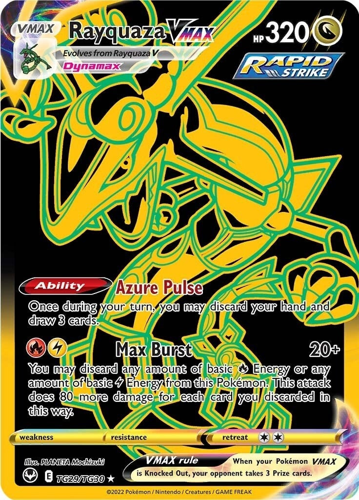 Rayquaza VMAX (Secret) (TG29/TG30) (SWSH12: Silver Tempest Trainer Gallery)