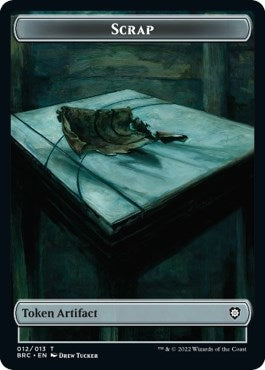 Scrap Phyrexian Myr Double sided Token [BRC]