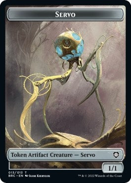 Servo Phyrexian Horror Double sided Token [BRC]