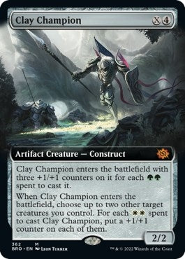 Clay Champion (Extended Art) [The Brothers' War]