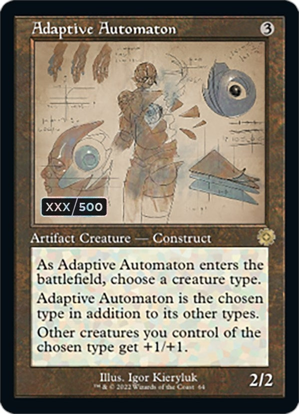 Adaptive Automaton Schematic Serial Numbered (64) [BRR]
