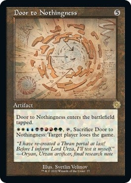 Door to Nothingness (Retro Schematic) [The Brothers' War Retro Artifacts]