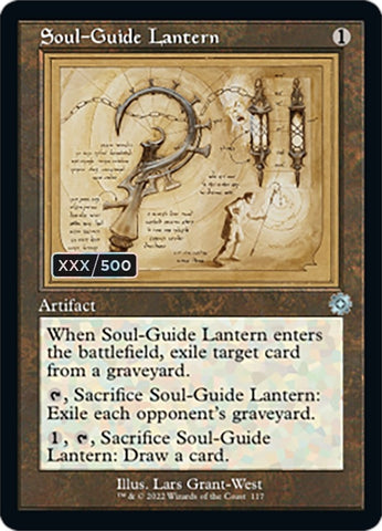 Soul Guide Lantern Schematic Serial Numbered (117) [BRR]