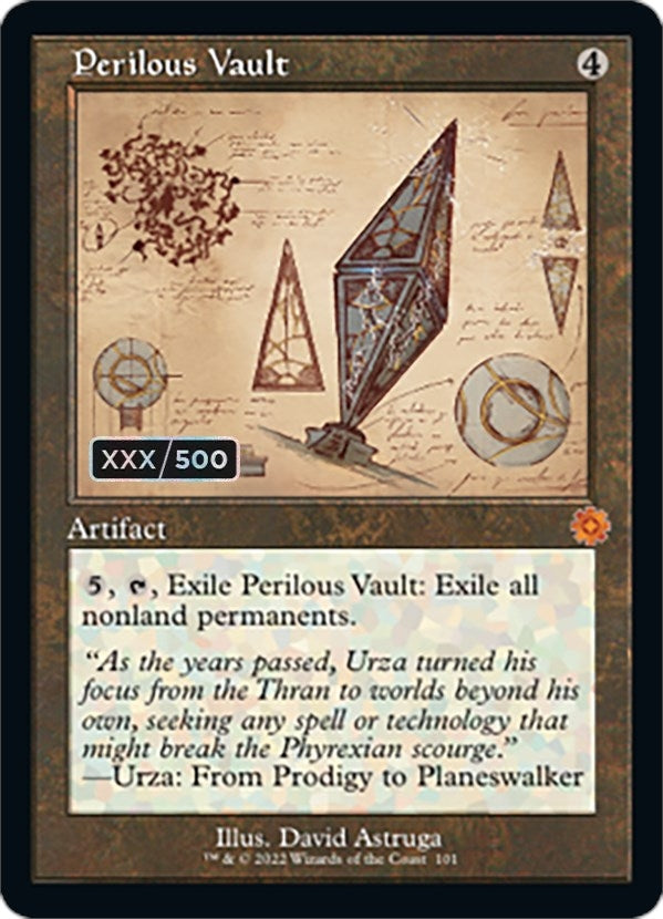 Perilous Vault Schematic Serial Numbered (101) [BRR]