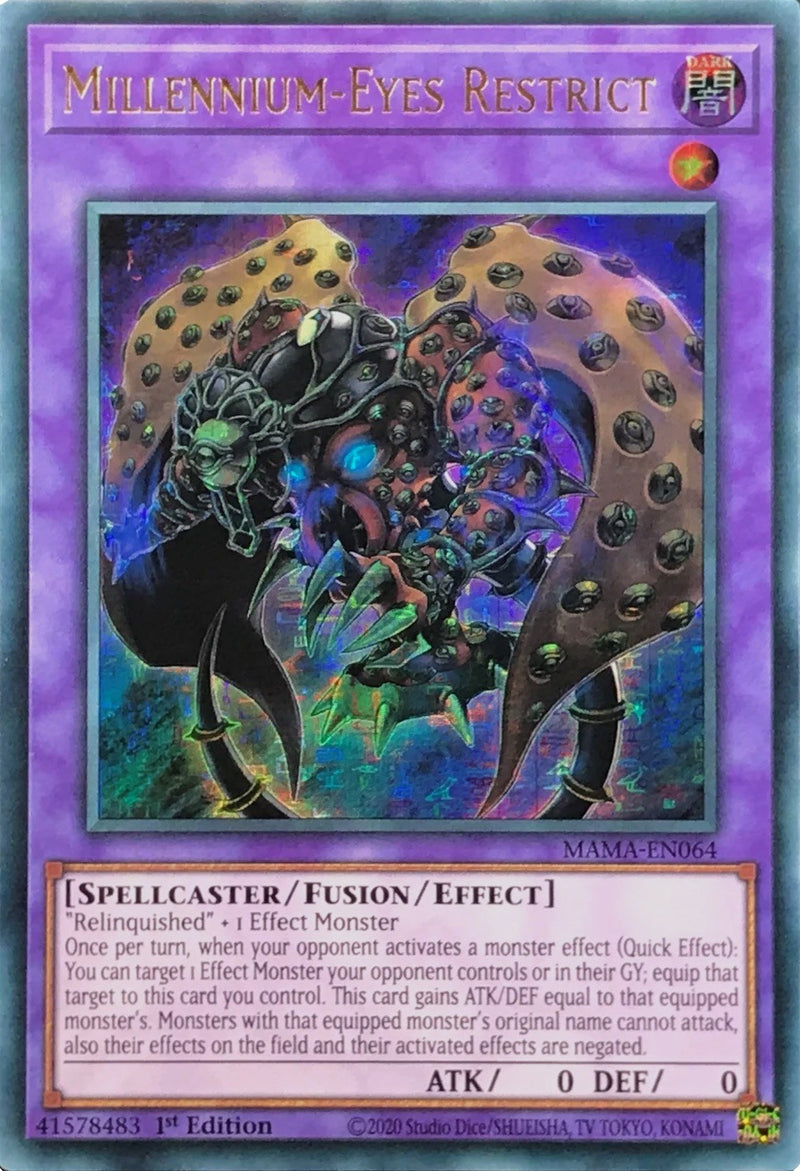 Millennium Eyes Restrict Ultra Pharaohs Rare (MAMA-EN064) [MAMA]