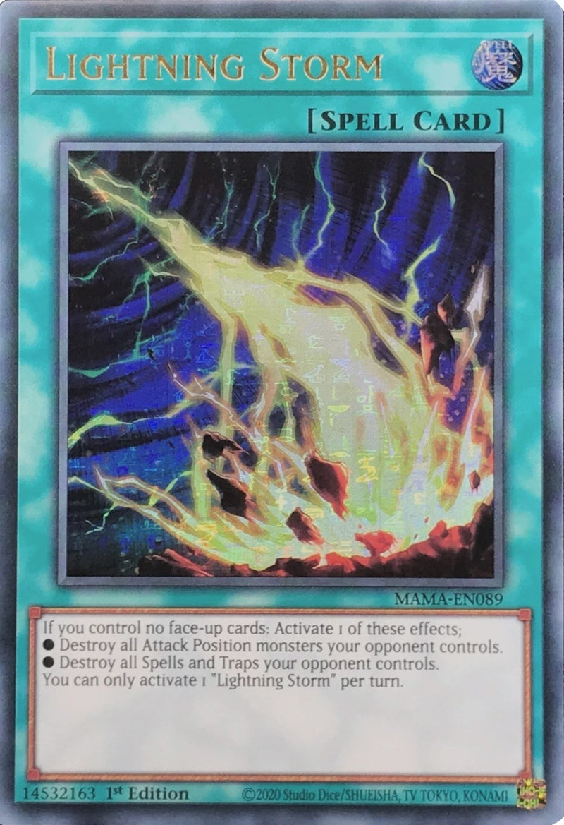 Lightning Storm Ultra Pharaohs Rare (MAMA-EN089) [MAMA]