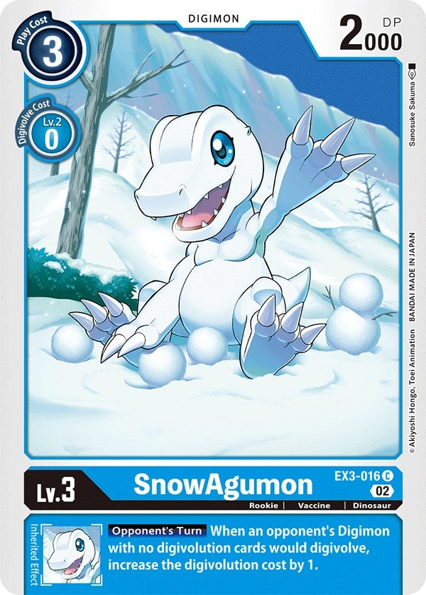 Image for SnowAgumon [Draconic Roar]