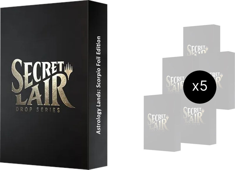 Secret Lair Drop Astrology Lands Scorpio Bundle Traditional Foil Edition [SLD]