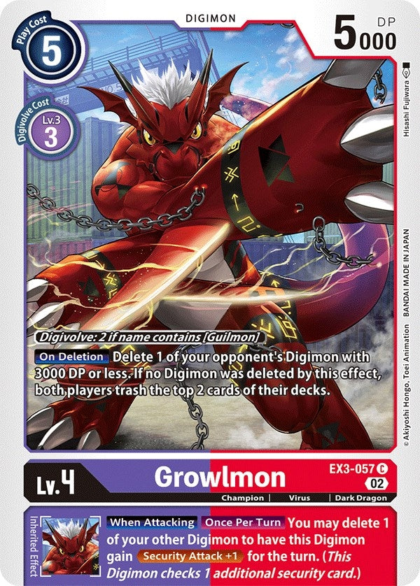 Image for Growlmon [Draconic Roar]