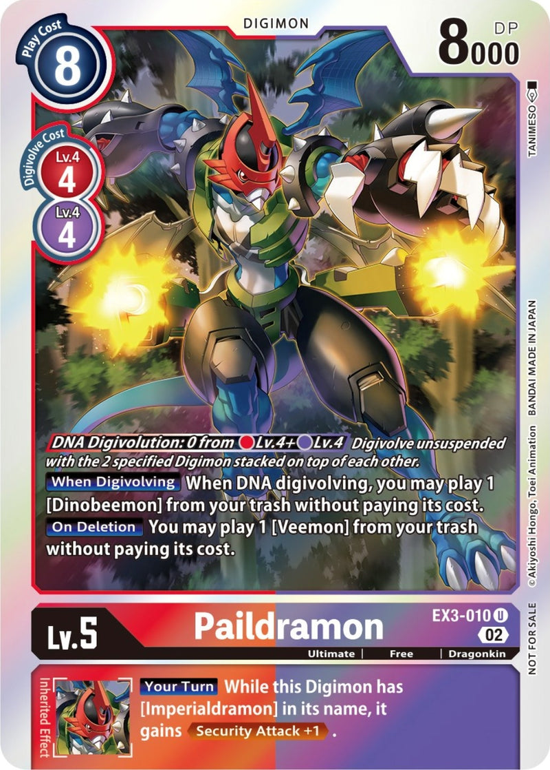 Image for Paildramon (Box Topper) [Draconic Roar]