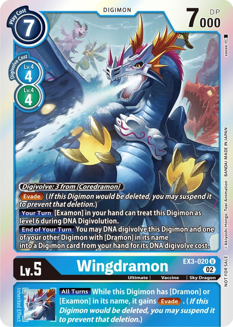 Image for Wingdramon (Box Topper) [Draconic Roar]