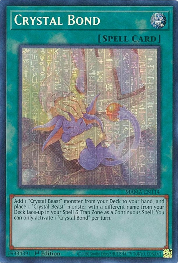 Crystal Bond Secret Pharaohs Rare (MAMA-EN114) [MAMA]