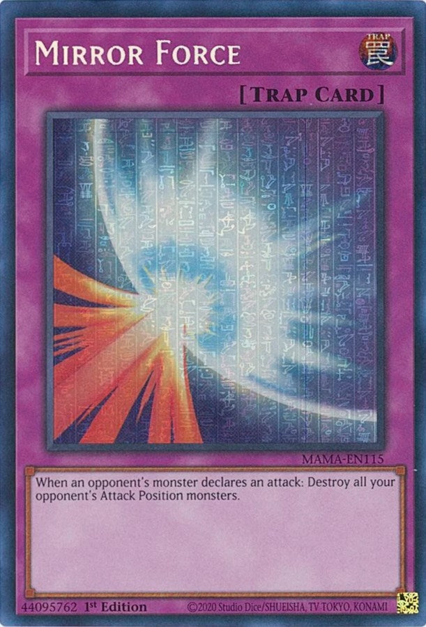 Mirror Force Secret Pharaohs Rare (MAMA-EN115) [MAMA]