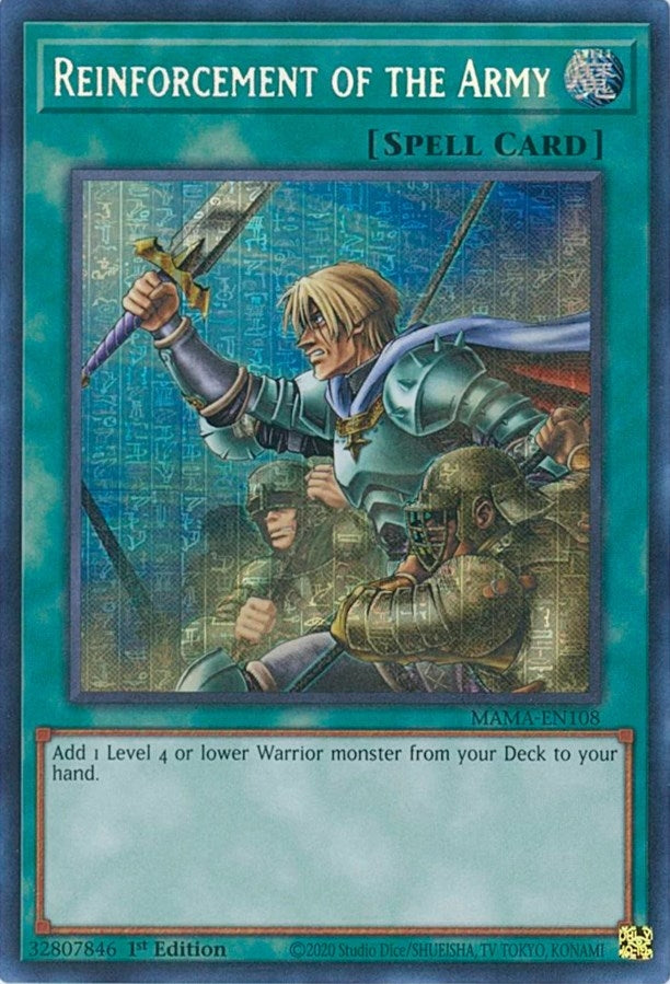 Reinforcement of the Army Secret Pharaohs Rare (MAMA-EN108) [MAMA]
