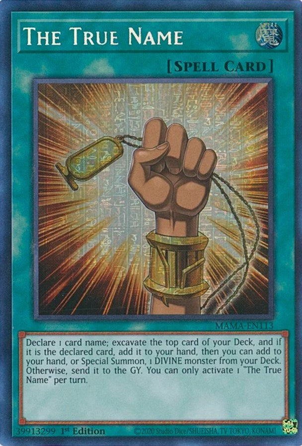 The True Name Secret Pharaohs Rare (MAMA-EN113) [MAMA]