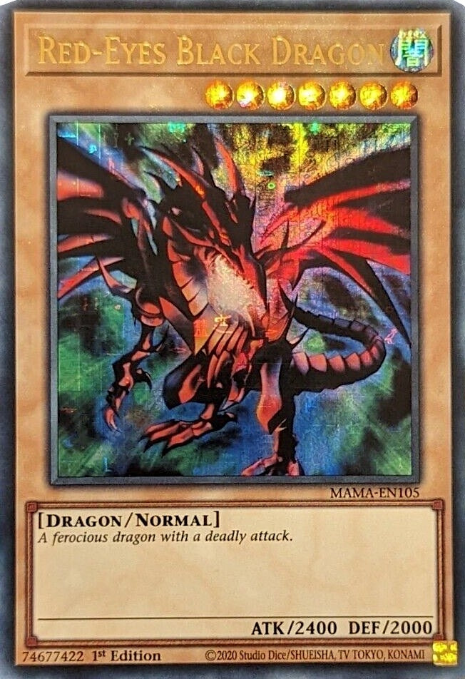 Red Eyes Black Dragon Ultra Pharaohs Rare (MAMA-EN105) [MAMA]