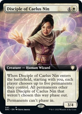Disciple of Caelus Nin (Extended Art) [The Brothers' War Commander]
