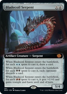 Bladecoil Serpent Extended Art (361) [BRO]