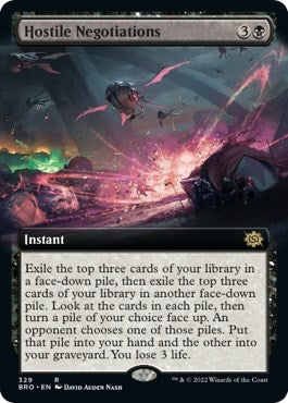 Hostile Negotiations Extended Art (329) [BRO]