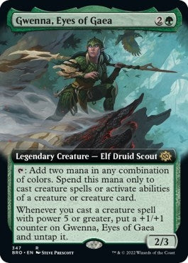Gwenna Eyes of Gaea Extended Art (347) [BRO]