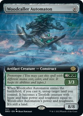 Woodcaller Automaton (Extended Art) [The Brothers' War]
