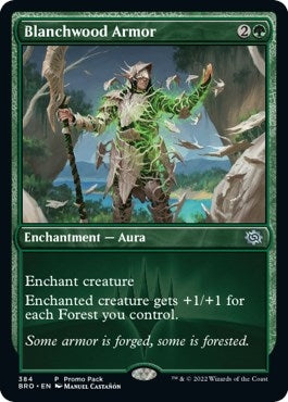 Blanchwood Armor (Promo Pack) [The Brothers' War Promos]