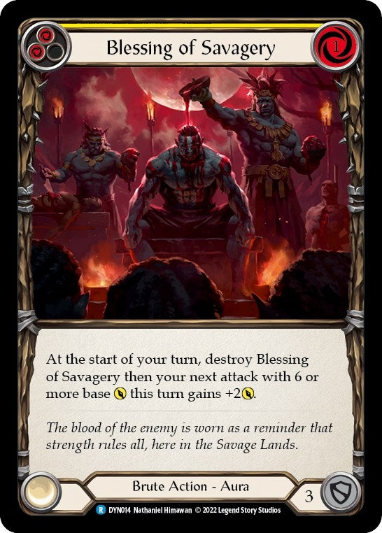 Image for Blessing of Savagery (Yellow) [Dynasty]