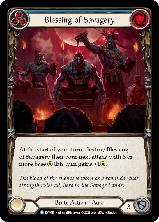 Image for Blessing of Savagery (Blue) [Dynasty]
