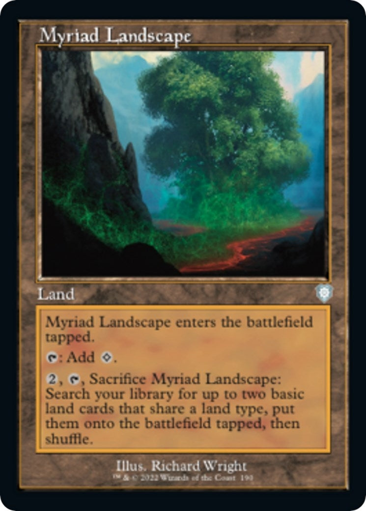 Myriad Landscape Retro Frame (190) [BRC]