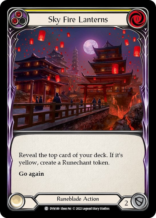 Image for Sky Fire Lanterns (Yellow) [Dynasty]