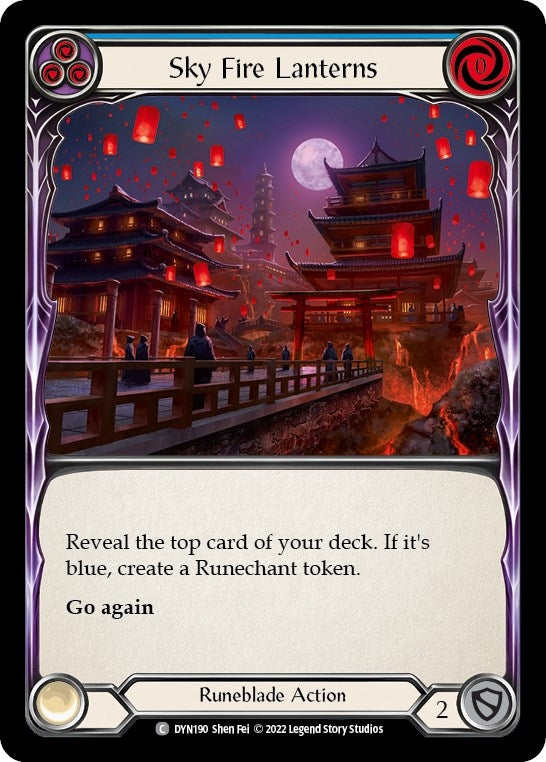 Image for Sky Fire Lanterns (Blue) [Dynasty]