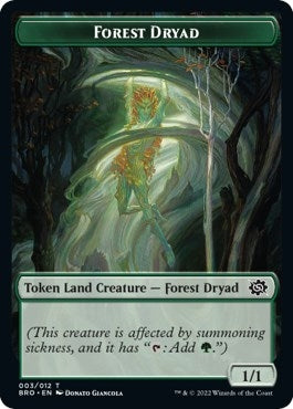 Forest Dryad Token (3) [BRO]