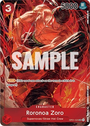 Roronoa Zoro (025) (Parallel) (OP01-025) [OP01]
