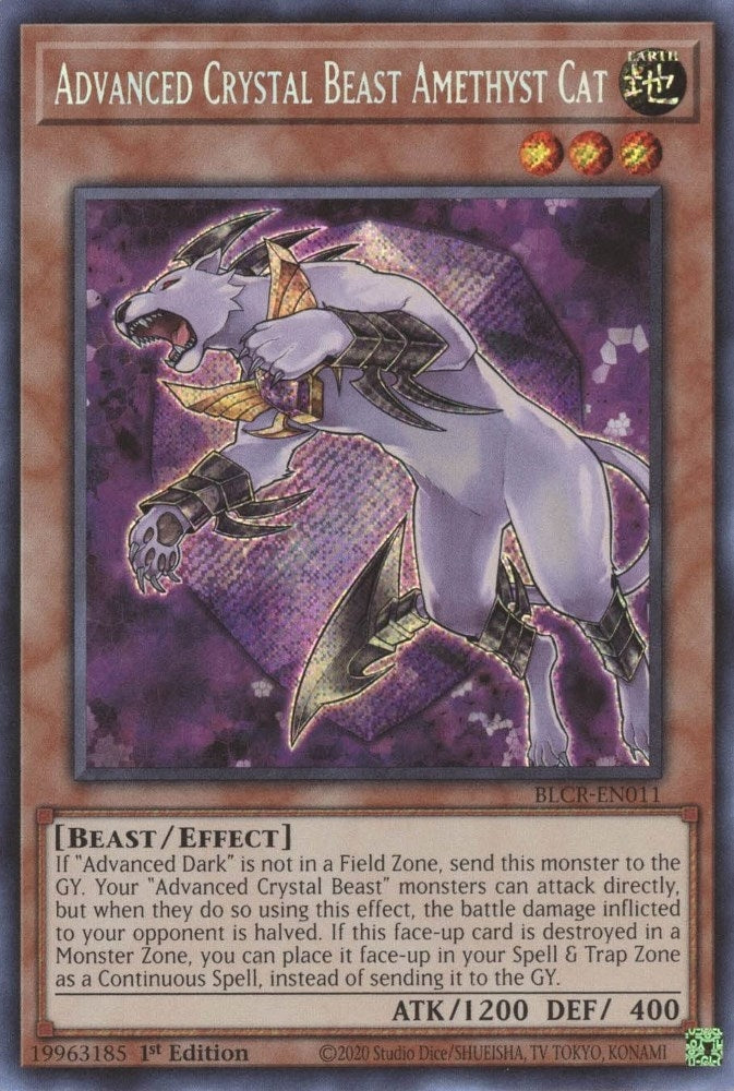 Advanced Crystal Beast Amethyst Cat (BLCR-EN011) [BLCR]
