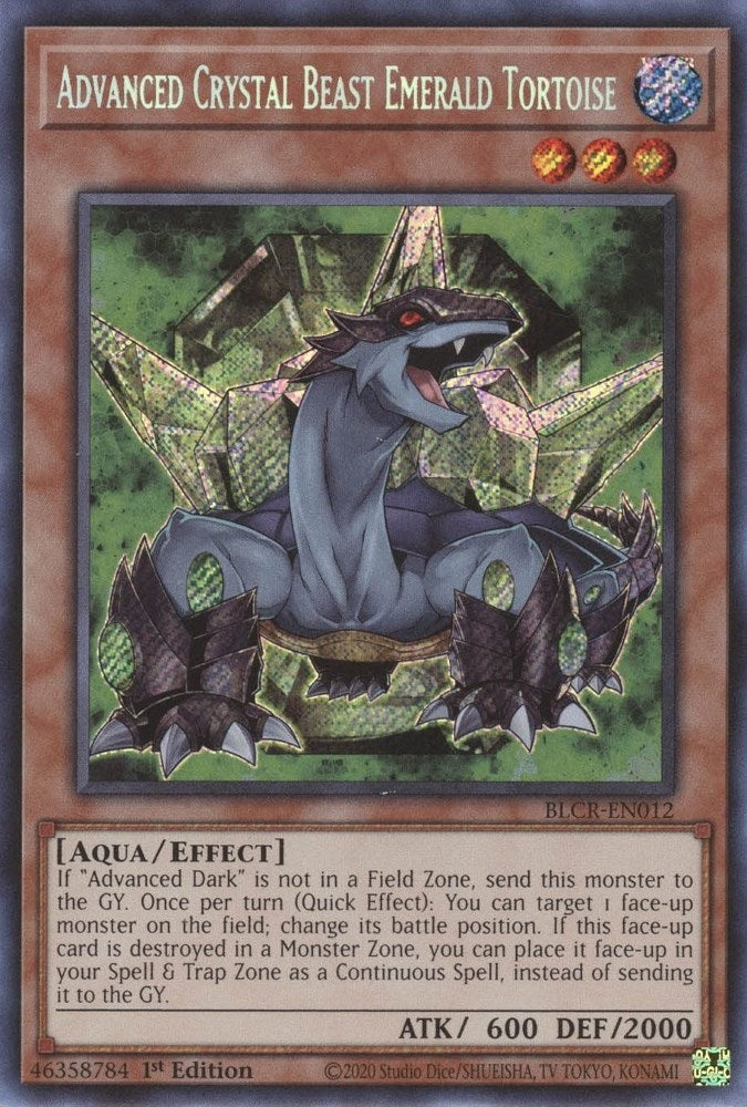 Advanced Crystal Beast Emerald Tortoise (BLCR-EN012) [BLCR]