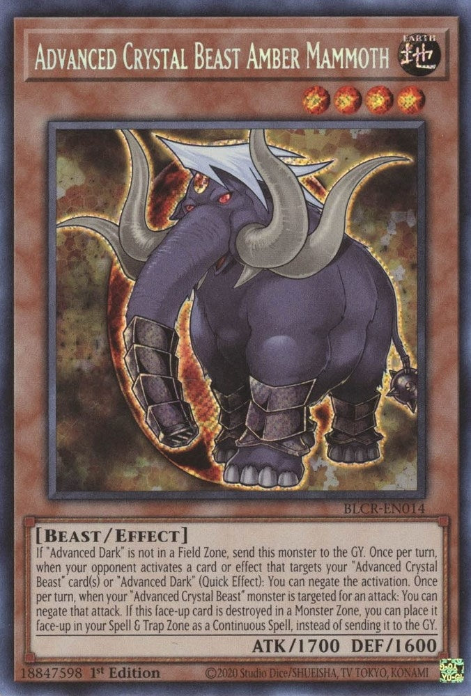 Advanced Crystal Beast Amber Mammoth (BLCR-EN014) [BLCR]