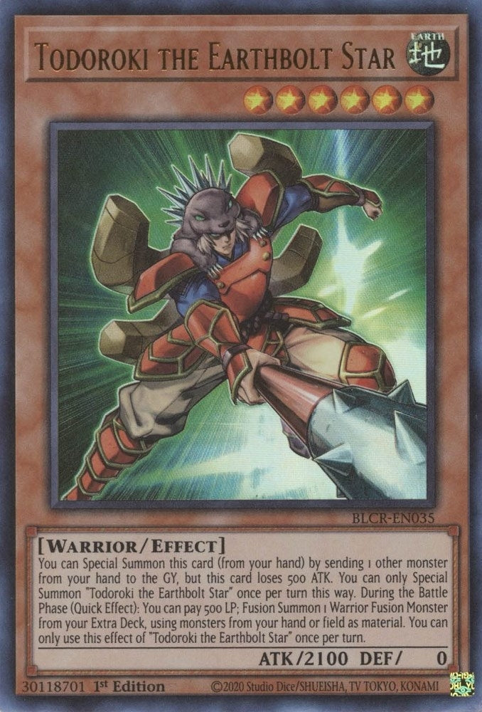 Todoroki the Earthbolt Star (BLCR-EN035) [BLCR]