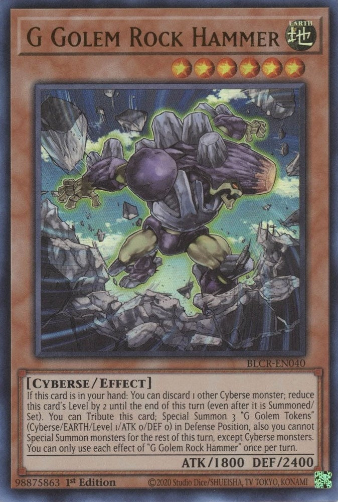 G Golem Rock Hammer (BLCR-EN040) [BLCR]