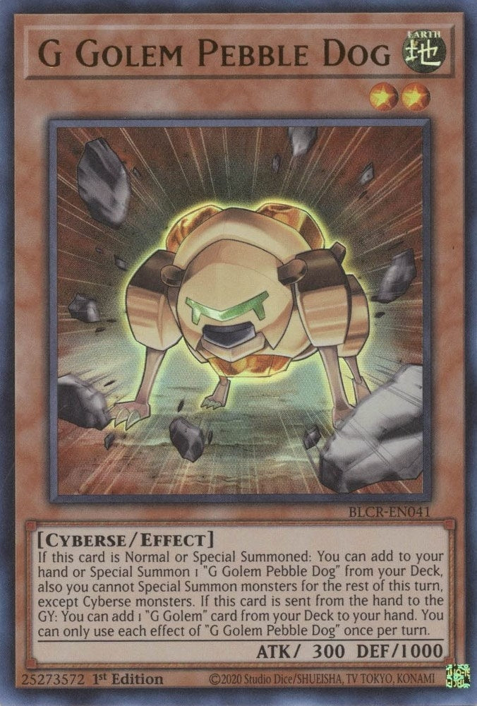 G Golem Pebble Dog (BLCR-EN041) [BLCR]
