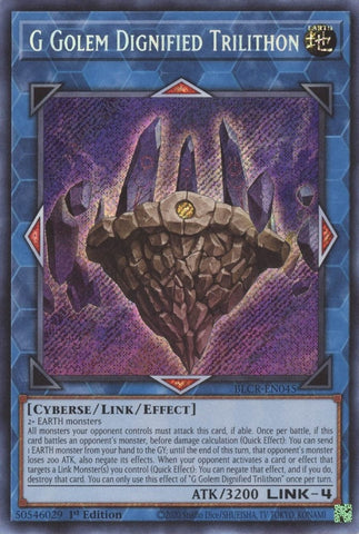 G Golem Dignified Trilithon (BLCR-EN045) [BLCR]