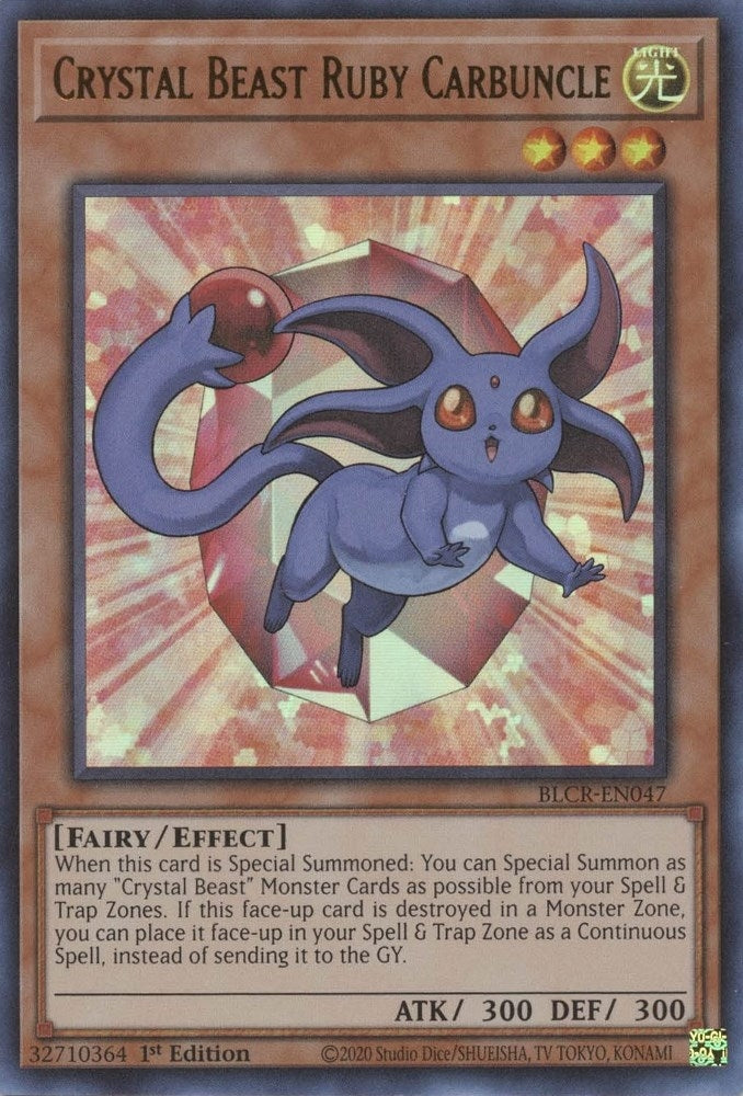 Crystal Beast Ruby Carbuncle (BLCR-EN047) [BLCR]