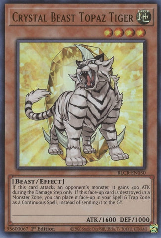 Crystal Beast Topaz Tiger (BLCR-EN050) [BLCR]