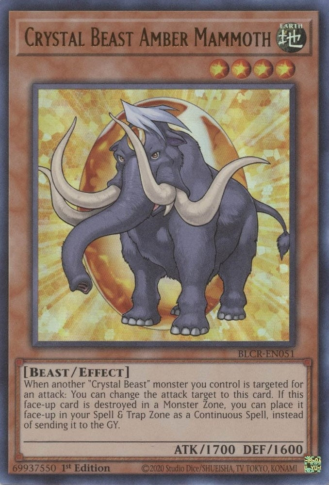 Crystal Beast Amber Mammoth (BLCR-EN051) [BLCR]