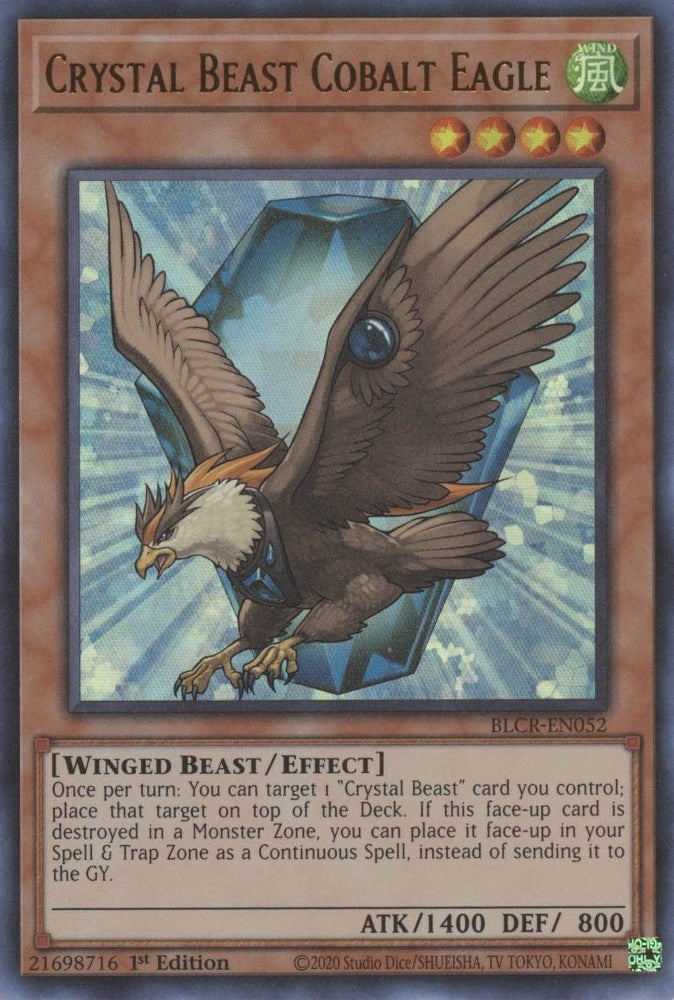 Crystal Beast Cobalt Eagle (BLCR-EN052) [BLCR]
