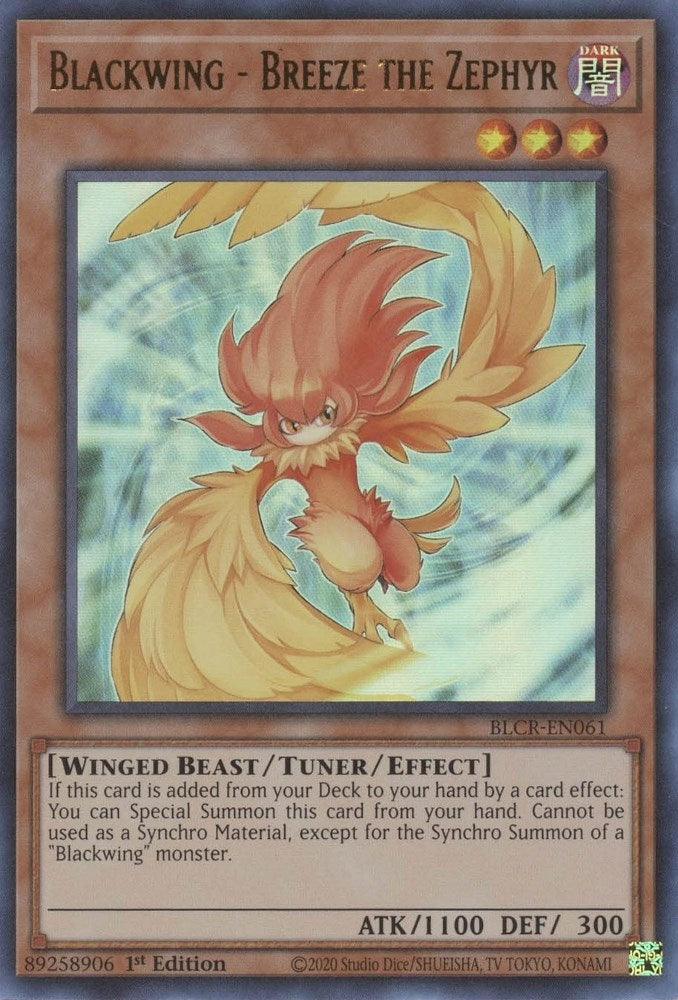 Blackwing Breeze the Zephyr (BLCR-EN061) [BLCR]