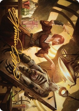 Ashnod Flesh Mechanist Art Card Gold Stamped Signature (15) [ASBRO]