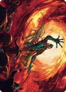 Gix Yawgmoth Praetor Art Card (16) [ASBRO]