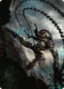 Razorlash Transmogrant Art Card [The Brothers' War Art Series]