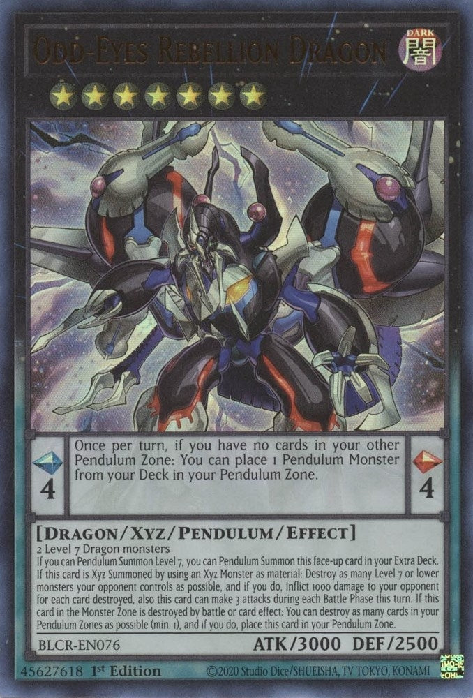 Odd Eyes Rebellion Dragon (BLCR-EN076) [BLCR]